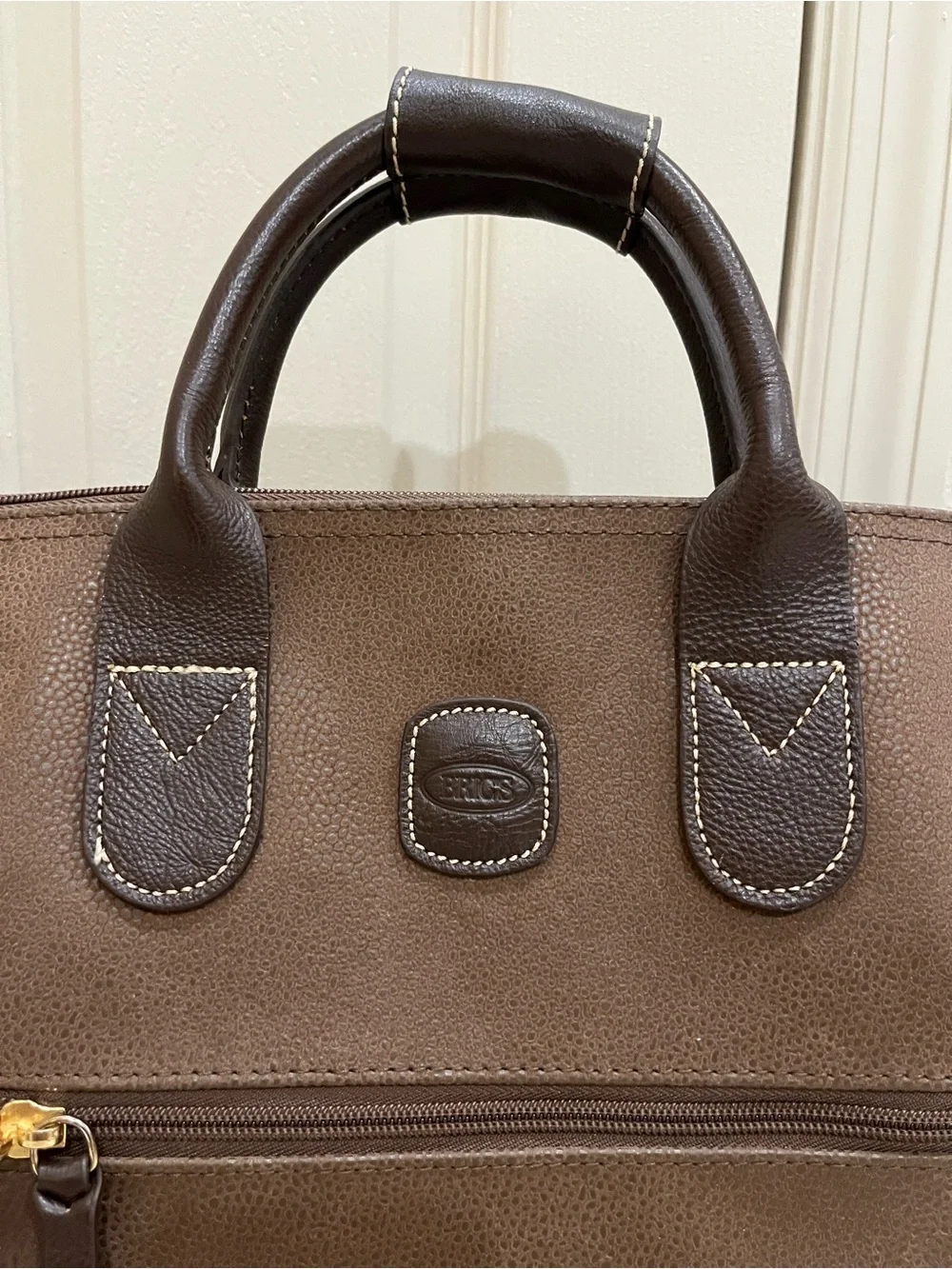 BRIC’S Classic Brown Weekender Bag - Men